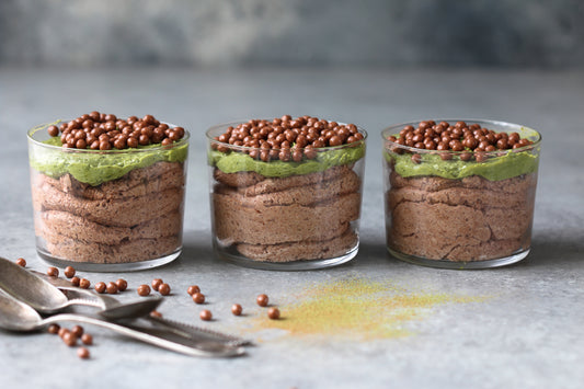 Recette de Mousse au chocolat et matcha