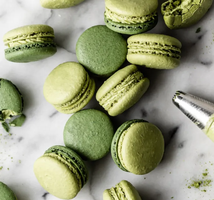 Recette de Macarons au Matcha